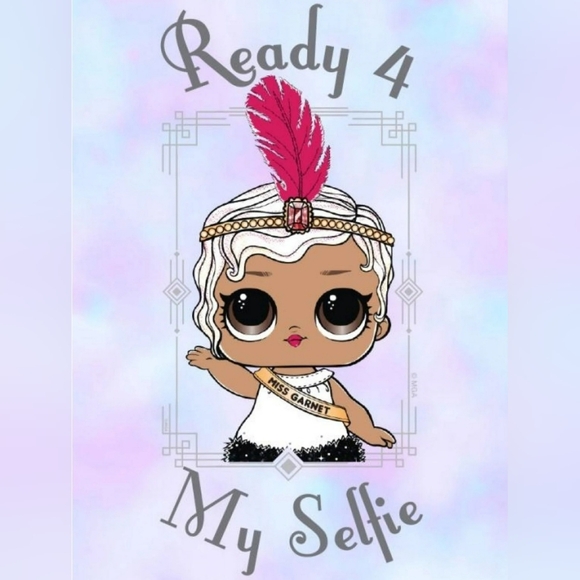 L.O.L. Surprise! Girls Graphic T-Shirts with Long Sleeves, 2-Pack - Picture 3 of 3